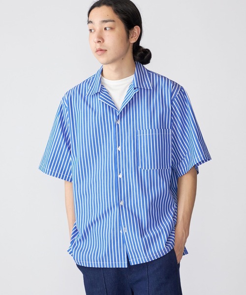 【ZOZO限定】SHIPS.me: ワイドオープンカラーシャツ（シャツ/ブラウス）｜SHIPS.me（シップスミー）