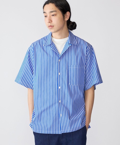 SHIPS.me(シップスミー)の「【ZOZO限定】SHIPS.me: ワイドオープンカラーシャツ(シャツ/ブラウス・メンズ・ネイビー/ブルー/ライトブルー・XL/L/M/S/XS)」の22枚目の写真