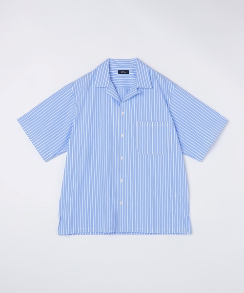 SHIPS.me(シップスミー)の「【ZOZO限定】SHIPS.me: ワイドオープンカラーシャツ(シャツ/ブラウス・メンズ・ネイビー/ブルー/ライトブルー・XL/L/M/S/XS)」の6枚目の写真