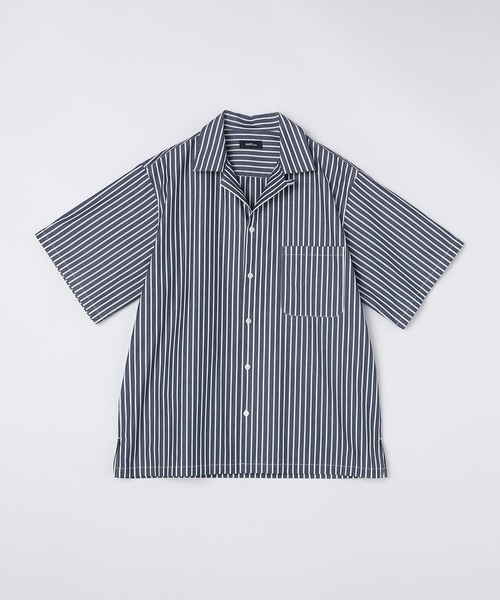SHIPS.me(シップスミー)の「【ZOZO限定】SHIPS.me: ワイドオープンカラーシャツ(シャツ/ブラウス・メンズ・ネイビー/ブルー/ライトブルー・XL/L/M/S/XS)」の4枚目の写真
