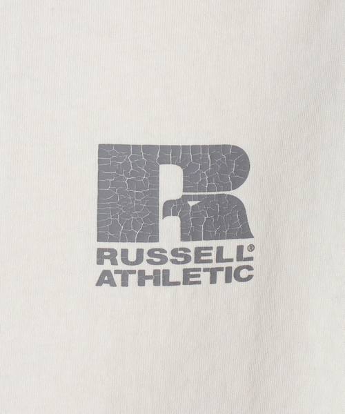Russell Athletic（ラッセルアスレティック）の「RUSSELL ATHLETIC / ラッセル アスレティック 別注 RINGER TEE（Tシャツ/カットソー・メンズ・ブラック/ホワイト/ネイビー・MEDIUM/LARGE）」の10枚目の写真