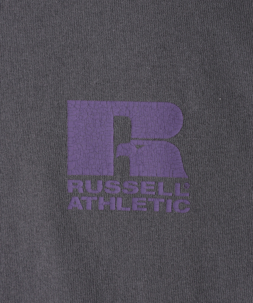 Russell Athletic（ラッセルアスレティック）の「RUSSELL ATHLETIC / ラッセル アスレティック 別注 RINGER TEE（Tシャツ/カットソー・メンズ・ブラック/ホワイト/ネイビー・MEDIUM/LARGE）」の6枚目の写真