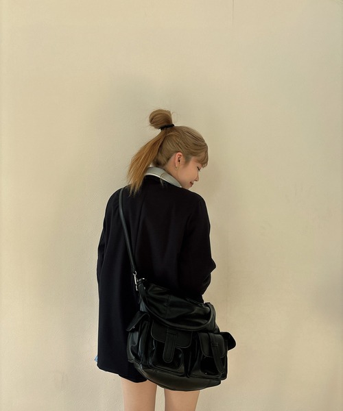 RiLi（リリ）の「ダブルポケットビッグショルダー【RL】（ショルダー