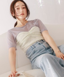 HEYUMM | ビスチェドッキングトップ(Tシャツ/カットソー)