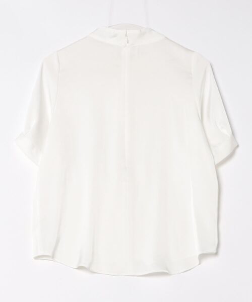 TONAL（トーナル）の「ボウタイパールパーツ半袖ブラウス