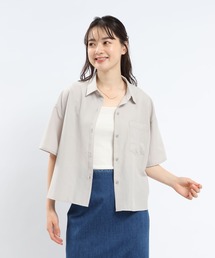 GLOBAL WORK Smile Seed Store | サラサラクロップドシャツ/114583(シャツ/ブラウス)