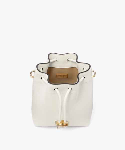 JIMMY CHOO(ジミーチュウ)の「CINCH MINI(ハンドバッグ・レディース・ホワイト/ブラック・ONE SIZE)」の11枚目の写真
