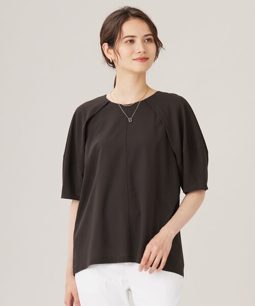 【セール】ボリュームスリーブピケ カットソー（Tシャツ/カットソー）｜自由区（ジユウク）