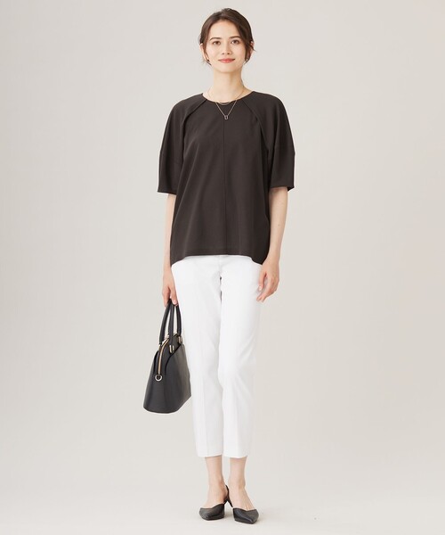 【セール】ボリュームスリーブピケ カットソー（Tシャツ/カットソー）｜自由区（ジユウク）