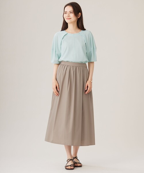 【セール】ボリュームスリーブピケ カットソー（Tシャツ/カットソー）｜自由区（ジユウク）