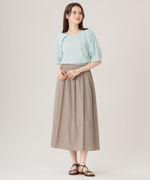 【セール】ボリュームスリーブピケ カットソー（Tシャツ/カットソー）｜自由区（ジユウク）