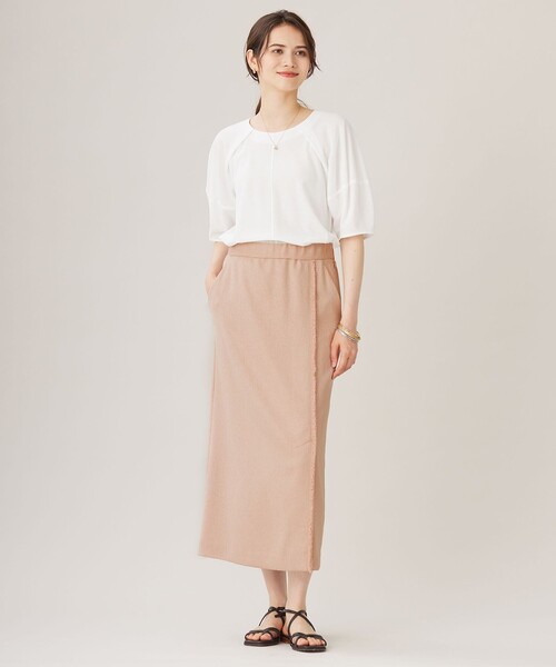 【セール】ボリュームスリーブピケ カットソー（Tシャツ/カットソー）｜自由区（ジユウク）