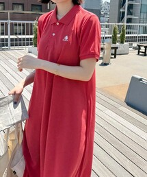 GEVACO | 【GEVACO/ゲバコ】ドライタッチポロシャツフレアワンピース(ワンピース)