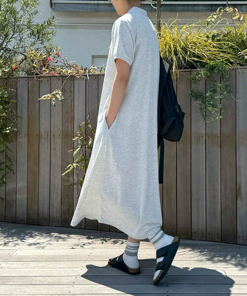 GEVACO（ゲバコ）の「【GEVACO/ゲバコ】ドライタッチポロシャツフレアワンピース（ワンピース・レディース・レッド/ネイビー/ブラック/ライトグレー・38）」の19枚目の写真