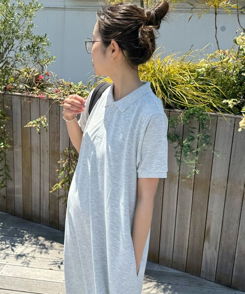 GEVACO（ゲバコ）の「【GEVACO/ゲバコ】ドライタッチポロシャツフレアワンピース（ワンピース・レディース・レッド/ネイビー/ブラック/ライトグレー・38）」の20枚目の写真