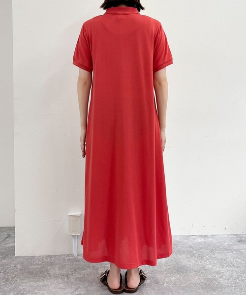 GEVACO（ゲバコ）の「【GEVACO/ゲバコ】ドライタッチポロシャツフレアワンピース（ワンピース・レディース・レッド/ネイビー/ブラック/ライトグレー・38）」の9枚目の写真