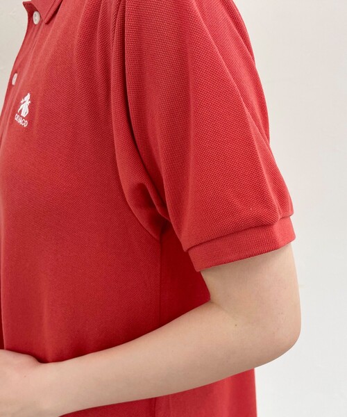 GEVACO（ゲバコ）の「【GEVACO/ゲバコ】ドライタッチポロシャツフレアワンピース（ワンピース・レディース・レッド/ネイビー/ブラック/ライトグレー・38）」の6枚目の写真