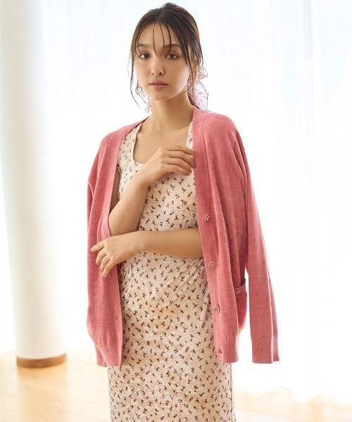 SNIDEL HOME｜デザインボタンカーディガン | Rakuten Fashion