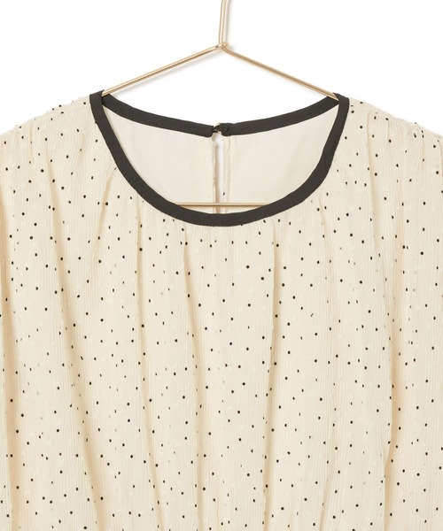ROPE' PICNIC（ロペピクニック）の「シャーリングドットブラウス（シャツ/ブラウス・レディース・ホワイト系その他/ブラック・38）」の20枚目の写真