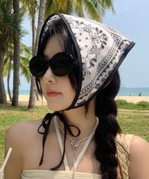 MEMECLE | 【 MEMECLE / メメクル 】ペイズリー柄 バンダナ(その他ヘアアクセサリー)