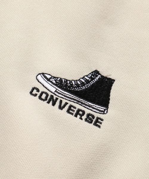 CONVERSE(コンバース)の「【CONVERSE/コンバース】2line 配色 ラグラン トラック ジャケット(ナイロンジャケット・メンズ・グレイッシュベージュ/クリーム・L/M/LL)」の3枚目の写真