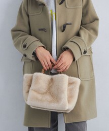 green label relaxing | 2WAYバンブーハンドル フェイクファー トートバッグ(トートバッグ)