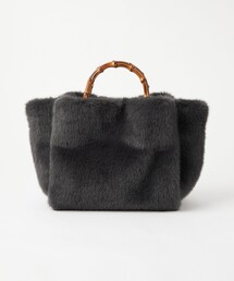 green label relaxing | 2WAYバンブーハンドル フェイクファー トートバッグ(トートバッグ)