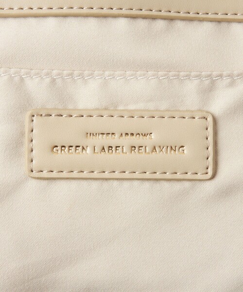 green label relaxing（グリーンレーベルリラクシング）の「2WAYバンブーハンドル フェイクファー トートバッグ（トートバッグ・レディース・ライトグレー/ベージュ/ブラウン/ダークグレー/ナチュラル・FREE）」の11枚目の写真