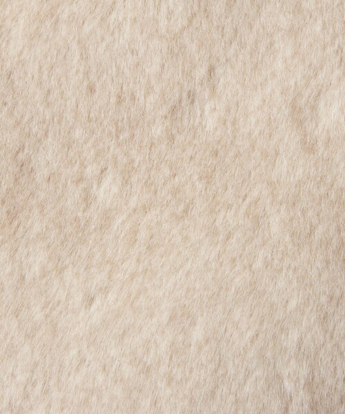 green label relaxing（グリーンレーベルリラクシング）の「2WAYバンブーハンドル フェイクファー トートバッグ（トートバッグ・レディース・ライトグレー/ベージュ/ブラウン/ダークグレー/ナチュラル・FREE）」の12枚目の写真