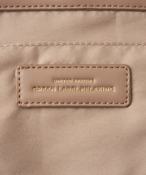 green label relaxing（グリーンレーベルリラクシング）の「2WAYバンブーハンドル フェイクファー トートバッグ（トートバッグ・レディース・ライトグレー/ベージュ/ブラウン/ダークグレー/ナチュラル・FREE）」の16枚目の写真