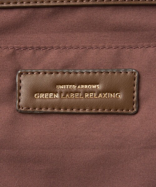 green label relaxing（グリーンレーベルリラクシング）の「2WAYバンブーハンドル フェイクファー トートバッグ（トートバッグ・レディース・ライトグレー/ベージュ/ブラウン/ダークグレー/ナチュラル・FREE）」の21枚目の写真