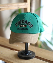 HOOK（フック）の「HOOK　-original-　CHICAGOバイカラーアメカジ刺繍キャップ　ハード・ソフト２タイプ（キャップ）」