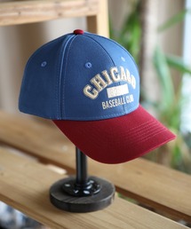 HOOK（フック）の「HOOK　-original-　CHICAGOバイカラーアメカジ刺繍キャップ　ハード・ソフト２タイプ（キャップ）」