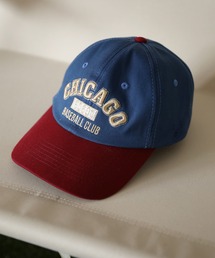 HOOK（フック）の「HOOK　-original-　CHICAGOバイカラーアメカジ刺繍キャップ　ハード・ソフト２タイプ（キャップ）」