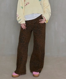 MAISON SPECIAL | Leopard Wide Straight Pants/レオパードワイドストレートパンツ【MAISON SPECIAL/メゾンスペシャル】■セットアップ対応■(その他パンツ)