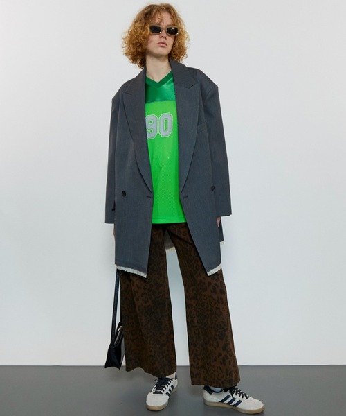 MAISON SPECIAL（メゾンスペシャル）の「Leopard Wide Straight Pants/レオパードワイドストレートパンツ【MAISON SPECIAL/メゾンスペシャル】■セットアップ対応■（その他パンツ・レディース・レオパード・38/36）」の3枚目の写真