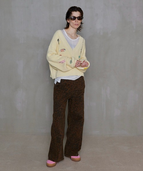 MAISON SPECIAL（メゾンスペシャル）の「Leopard Wide Straight Pants/レオパードワイドストレートパンツ【MAISON SPECIAL/メゾンスペシャル】■セットアップ対応■（その他パンツ・レディース・レオパード・38/36）」の13枚目の写真