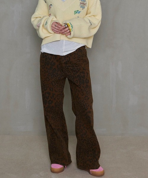 MAISON SPECIAL（メゾンスペシャル）の「Leopard Wide Straight