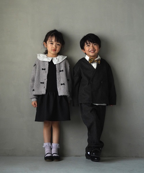 MAKE YOUR DAY（メイクユアデイ）の「フォーマル切替ジャンスカ■80～140cm（ジャンパースカート・キッズ・ブラック・80/90/100/110/120/130/140）」の22枚目の写真