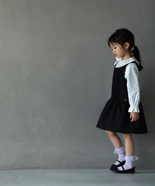 MAKE YOUR DAY（メイクユアデイ）の「フォーマル切替ジャンスカ■80～140cm（ジャンパースカート・キッズ・ブラック・80/90/100/110/120/130/140）」の13枚目の写真