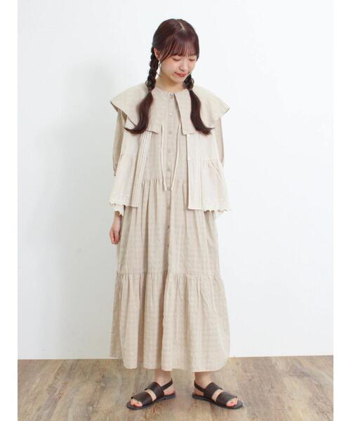 ＊ムーンモスワンピース/90 GRAND FLARE DRESS/グランドフレアドレス（ワンピース）｜JOSE