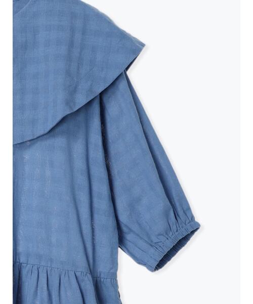 Samansa Mos2（サマンサ モスモス）の「セーラー襟ティアードワンピース（ワンピース・レディース・ブルー/グリーン/チャコールグレー/ベージュ・F）」の9枚目の写真