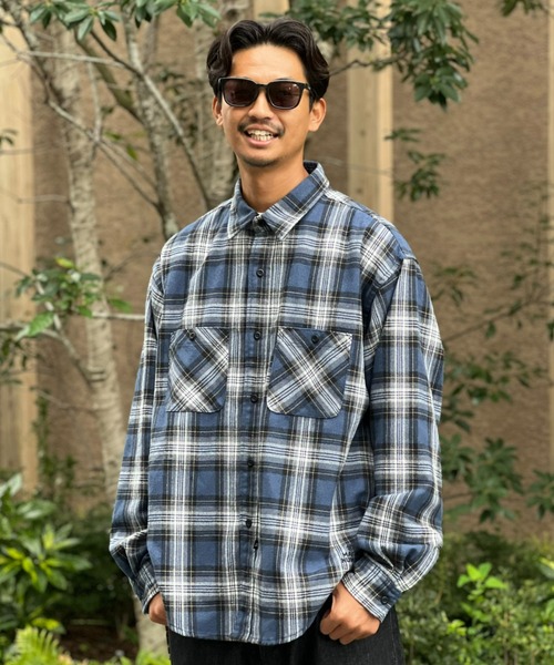 MAGIC NUMBER（マジック ナンバー）の「【MAGIC NUMBER】COTTON PLAID WORK SHIRT / コットン プレイド ワークシャツ（シャツ/ブラウス・メンズ・イエロー/ネイビー・LARGE/MEDIUM/X-LARGE）」の17枚目の写真