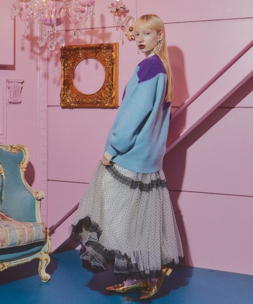 2TONEオーバールーズニット（ニット/セーター）｜manana suerte