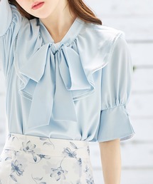 tocco closet | マルチ３ＷＡＹボウタイリボン×ラッフルフリル付きブラウス(シャツ/ブラウス)
