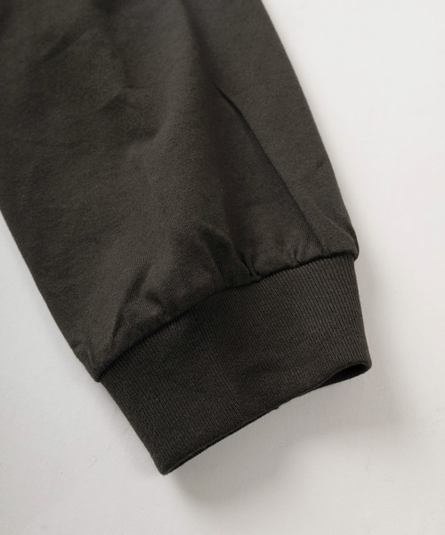 make a ray!（メイク ア レイ！）の「「EPIPHANY&RAD」ネコ＆クマ BIGサガラ刺繍 オーバーサイズ ロングスリーブTシャツ/アニマルイラスト/ ロンT（Tシャツ/カットソー・メンズ・ブルー/オフホワイト/チャコールグレー/オレンジ/スミクロ/ホワイト・M/L）」の13枚目の写真