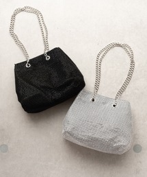 キラキラ ビジュー ショルダーバッグ