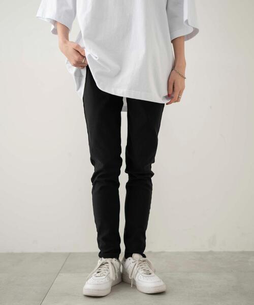 WEGO（ウィゴー）の「WEGO/【待望の入荷！WEB限定】スキニーパンツ（デニムパンツ・メンズ・ブラック/グレー/ネイビー・SMALL/MEDIUM/LARGE/X-LARGE）」の5枚目の写真