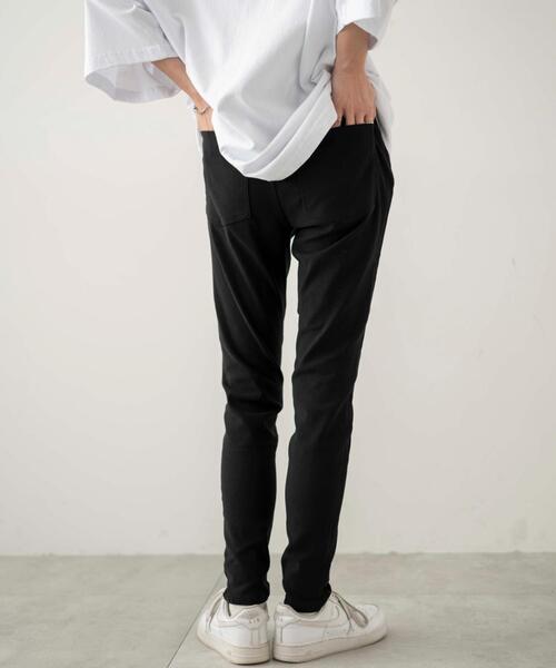 WEGO（ウィゴー）の「WEGO/【待望の入荷！WEB限定】スキニーパンツ（デニムパンツ・メンズ・ブラック/グレー/ネイビー・SMALL/MEDIUM/LARGE/X-LARGE）」の9枚目の写真