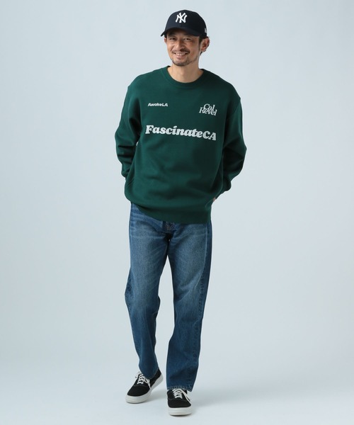 BAYFLOW（ベイフロー）の「HAPPYライトニットプルオーバー（ニット/セーター・メンズ・ホワイト/チャコールグレー/ネイビー/グリーン・MEDIUM/LARGE）」の9枚目の写真